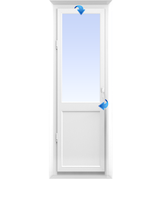 Балконная дверь (поворотно-откидная)